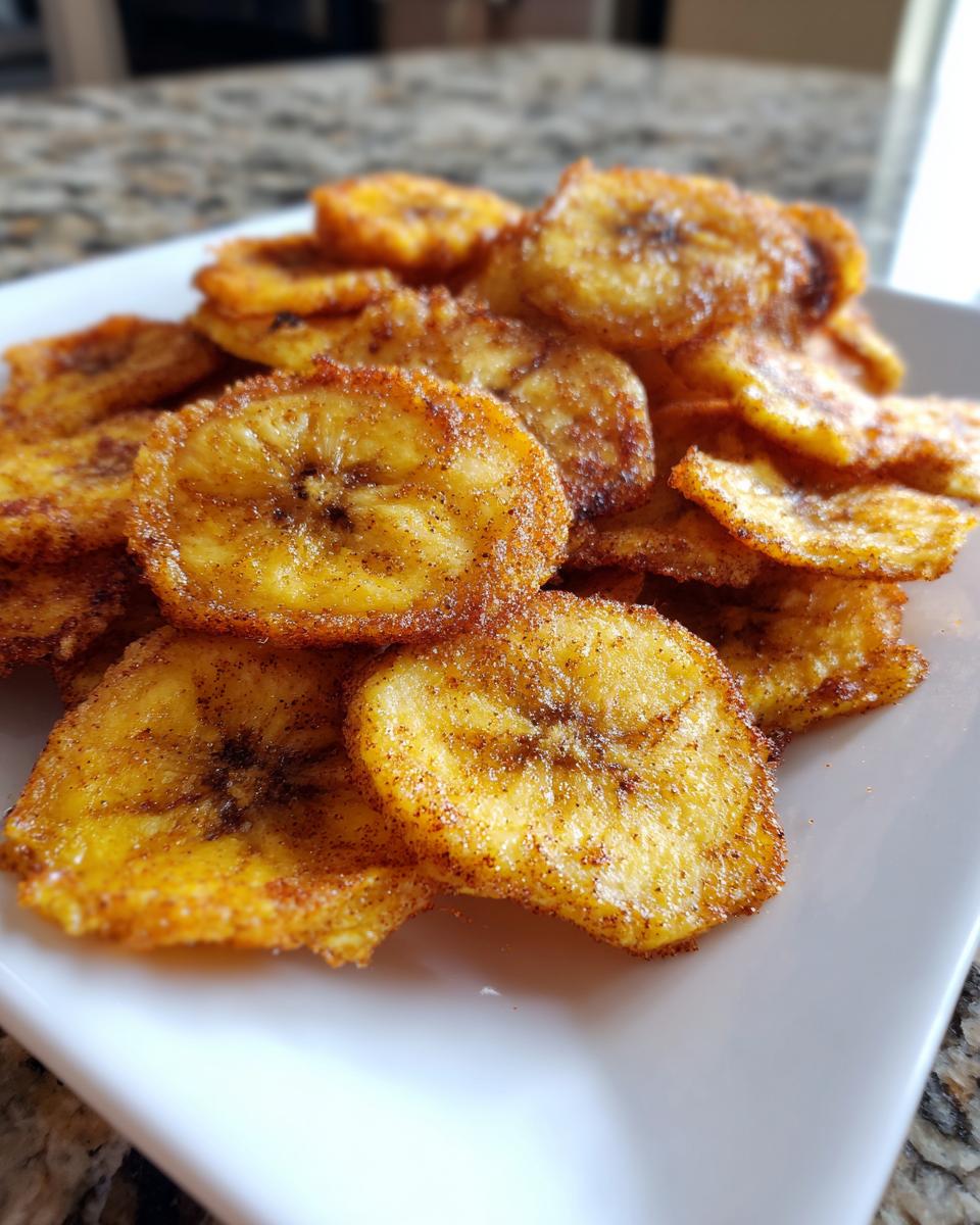 Amazing Cinnamon-Sugar Air Fryer Banana Chips 5 Cinnamon-Sugar Air Fryer Banana Chips : Sweet Snack - detail 1