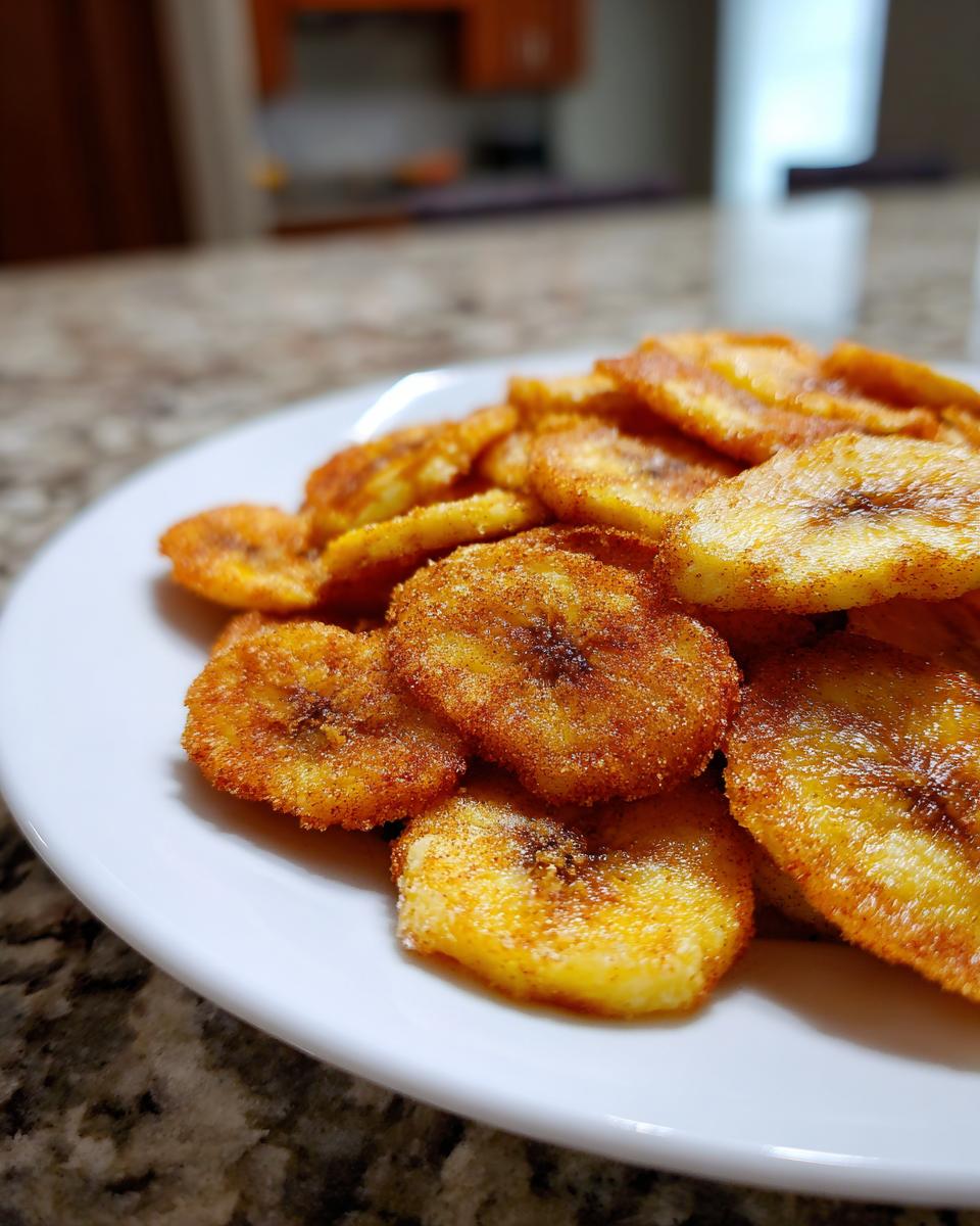 Amazing Cinnamon-Sugar Air Fryer Banana Chips 6 Cinnamon-Sugar Air Fryer Banana Chips : Sweet Snack - detail 2