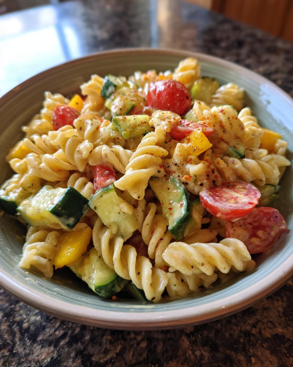 Divine Creamy Pasta Salad in 15 Minutes 7 Creamy Pasta Salad - detail 2