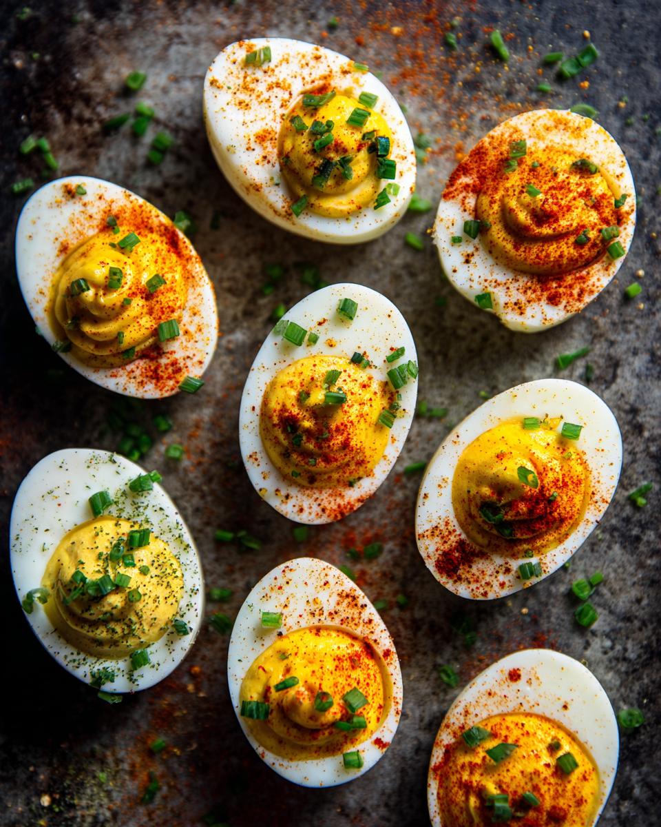 Creepy Deviled Eggs: Spooky Halloween Treat 7 Creepy Deviled Eggs - detail 3