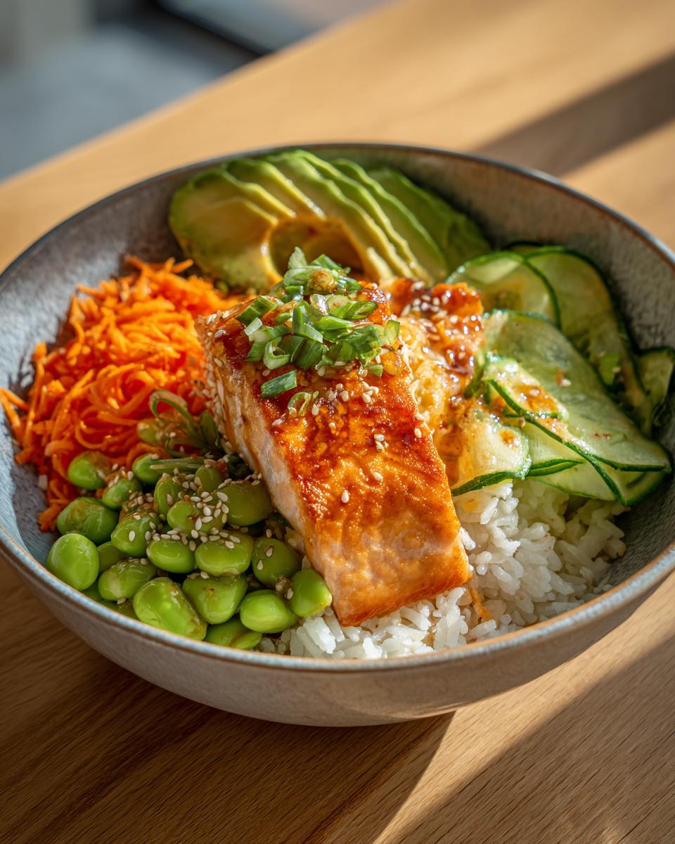 Amazing Crispy Salmon Rice Bowl: 25 Min 7 Crispy Salmon and Rice Bowl - detail 3