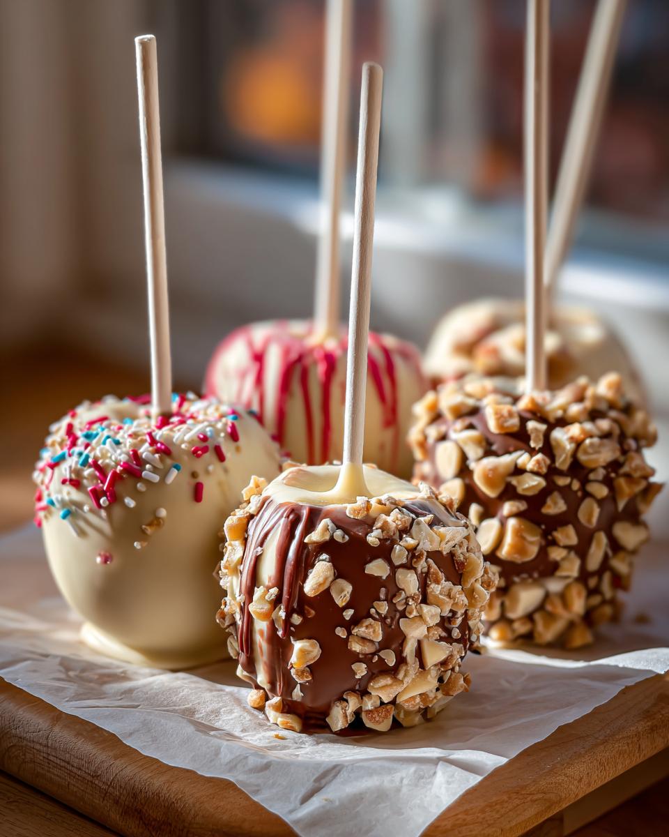 Amazing Dipped Apple Slices on a Stick Recipe 5 Dipped Apple Slices on a Stick - detail 1