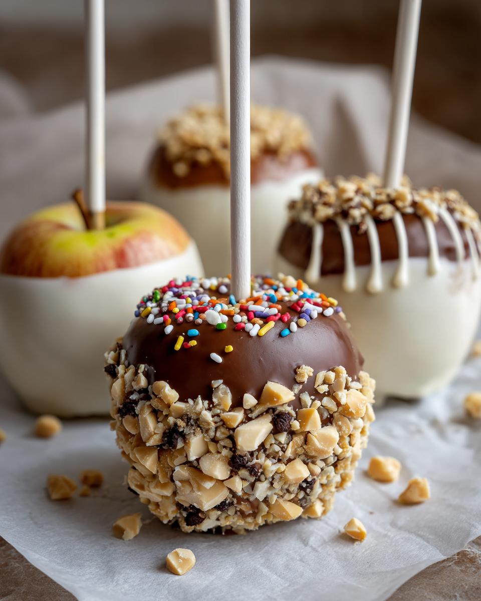 Amazing Dipped Apple Slices on a Stick Recipe 6 Dipped Apple Slices on a Stick - detail 2