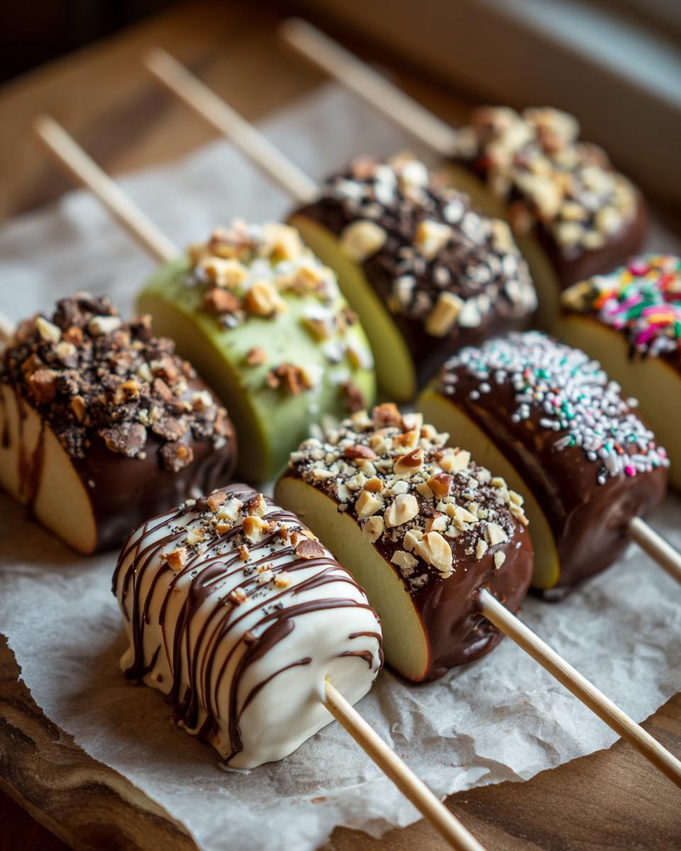 Amazing Dipped Apple Slices on a Stick Recipe 7 Dipped Apple Slices on a Stick - detail 3