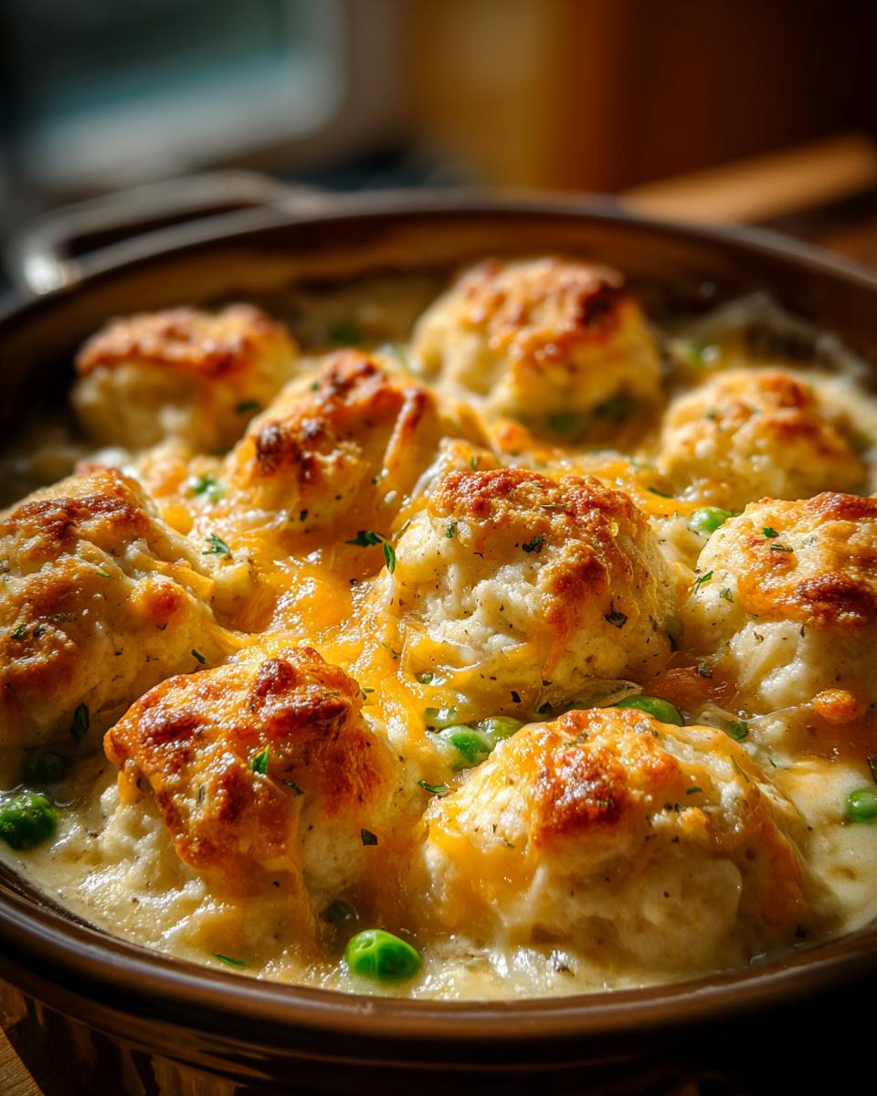 Amazing Easy Crockpot Chicken Dumplings 4 Ways 5 Easy Crockpot Chicken and Dumpling Soup with Biscuits and Cheese - detail 1