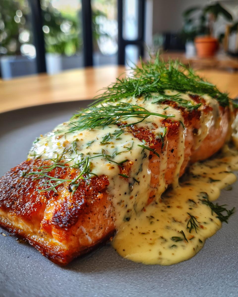 Grilled Salmon: 30 Min Flavorful Delight 5 Grilled Salmon with Dijon Mustard Sauce: A Flavorful Delight! - detail 1