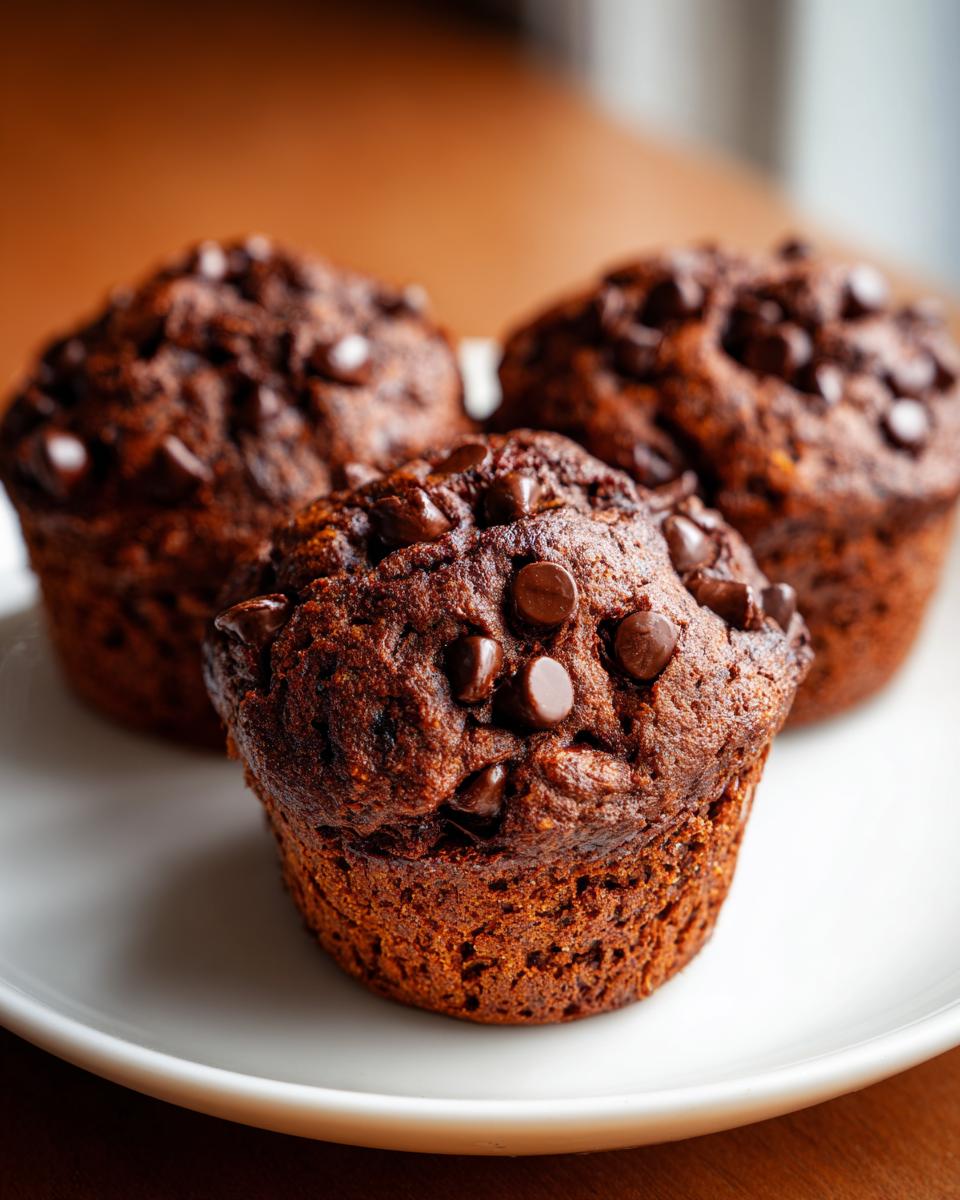 Amazing Healthy & Moist Chocolate Zucchini Muffins 4 Healthy & Moist Chocolate Zucchini Muffins - detail 1