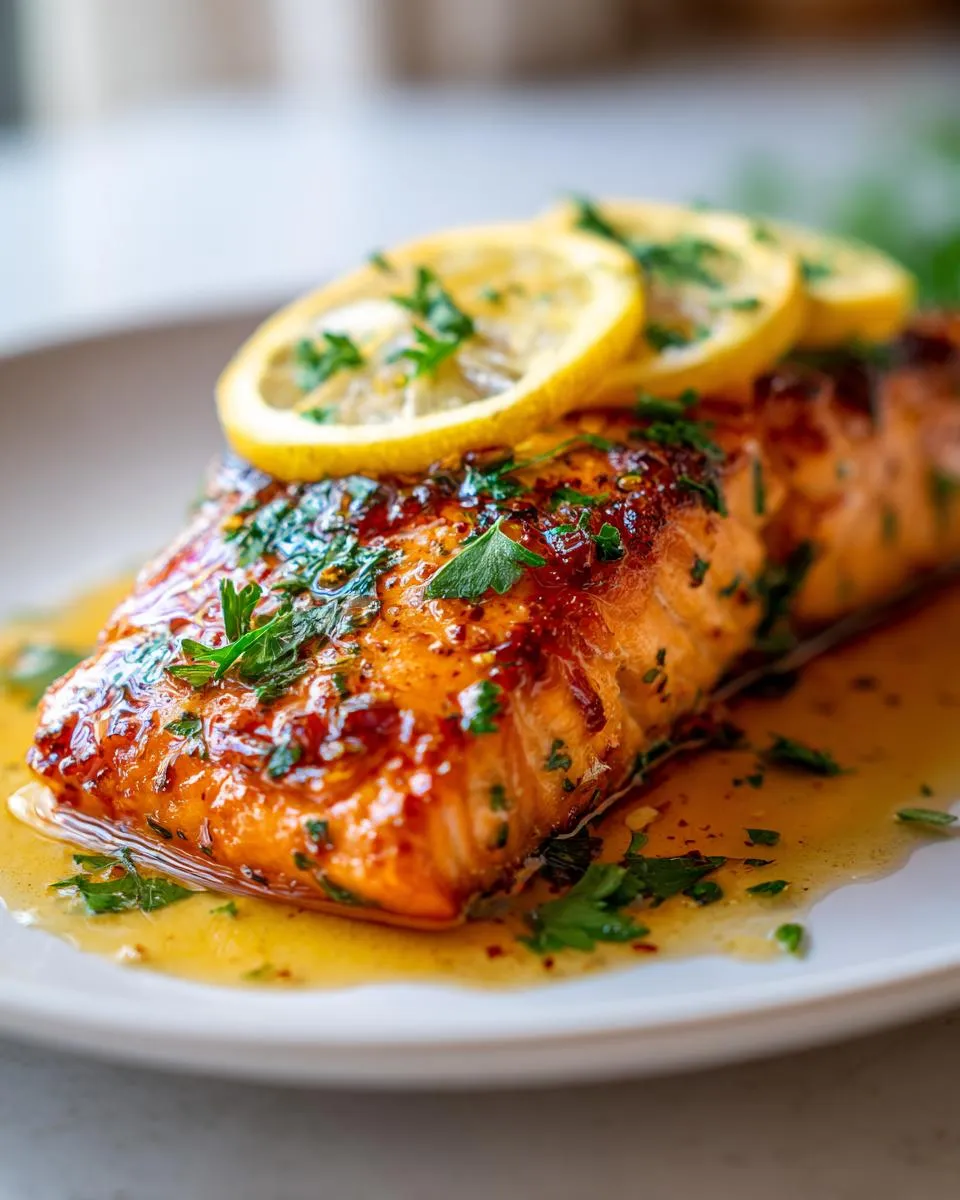 Melt-in-Mouth Honey Garlic Butter Baked Salmon 5 Honey Garlic Butter Baked Salmon - detail 1