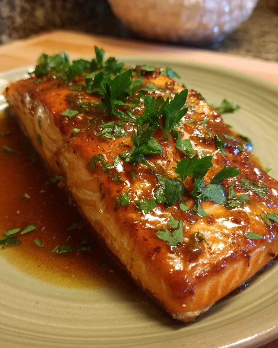 Maple Dijon Baked Salmon: 25 Min Masterpiece 4 Maple Dijon Baked Salmon Recipe is a must-try dish! - detail 1