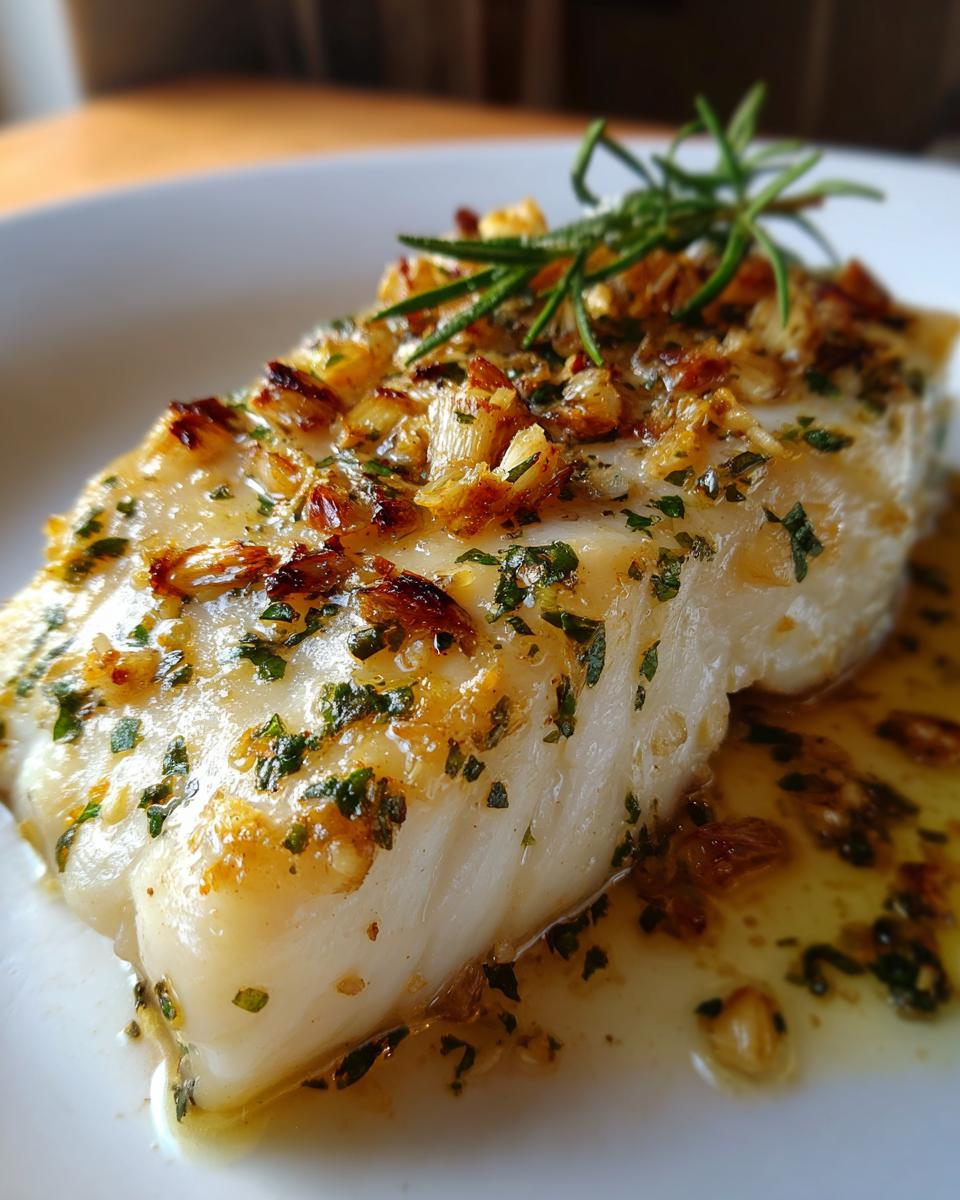 3 Flaky Secrets Baked Halibut with Garlic & Lemon 6 Baked Halibut with Garlic & Lemon - detail 2