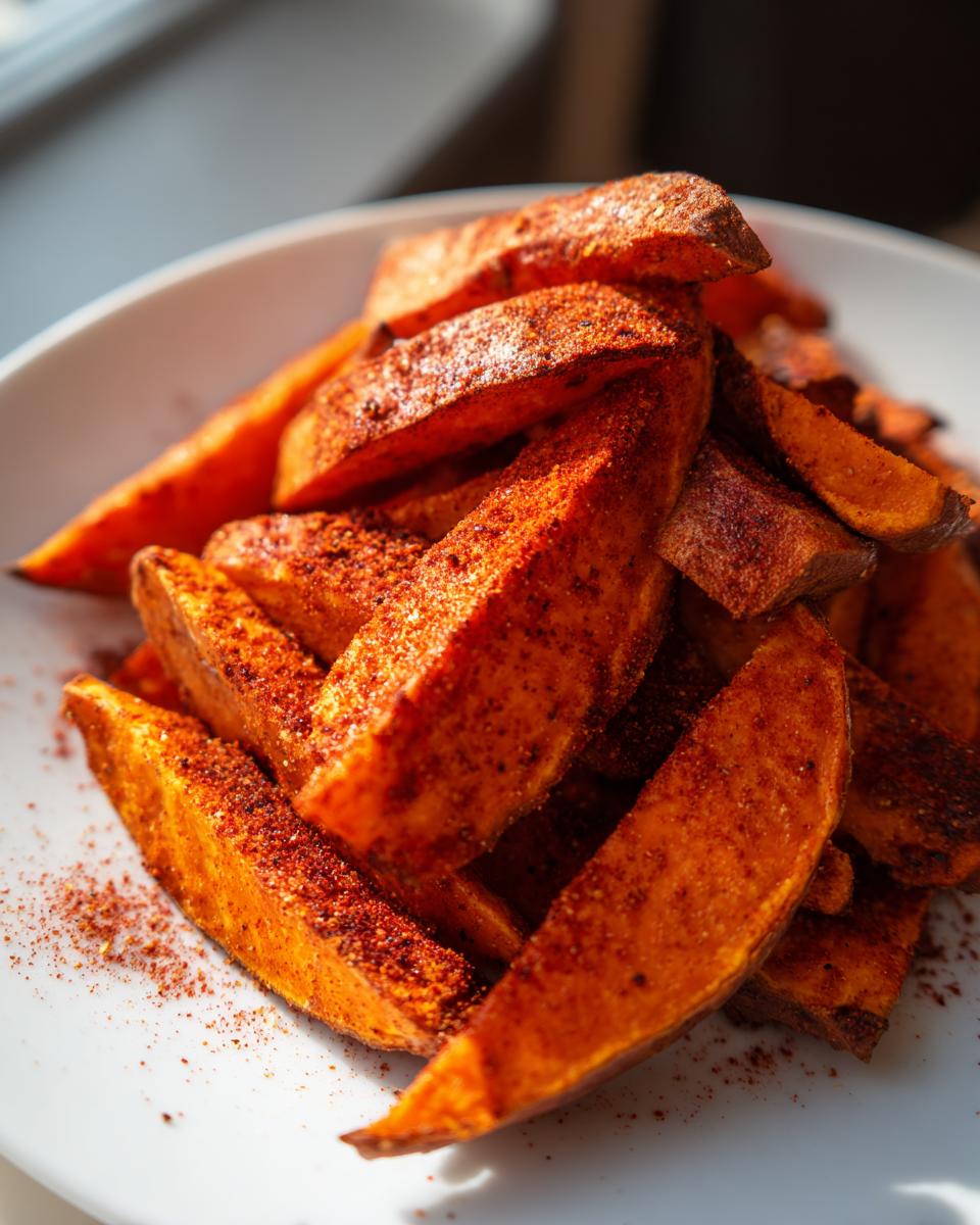 Amazing 150 Calorie Baked Sweet Potato Wedges 5 Baked Sweet Potato Wedges (Oil-Free) - detail 2