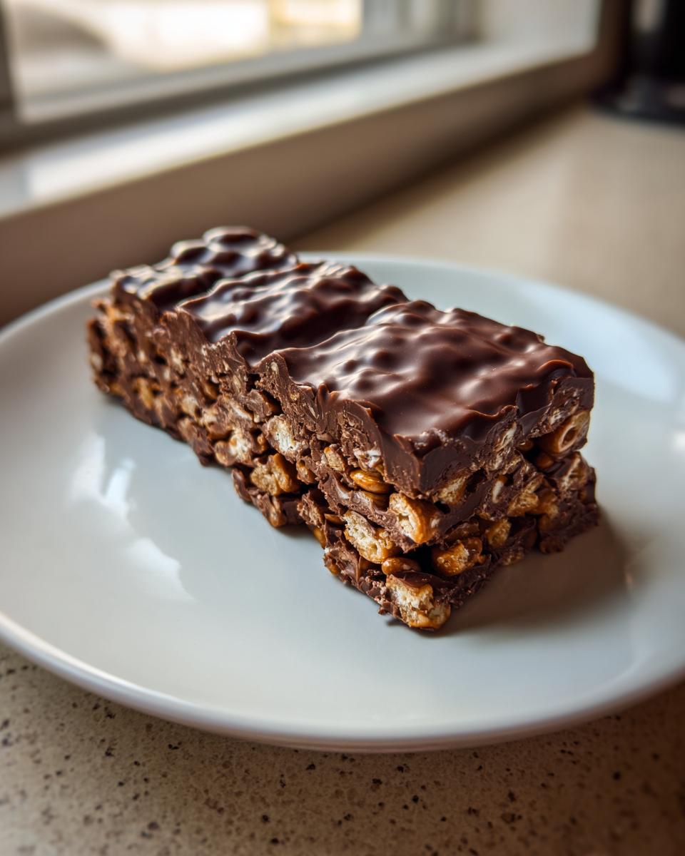 Fabulous 10-Minute Chocolate Bacon-Style Pretzel Bars 4 Chocolate Bacon-Style Pretzel Bars - detail 1