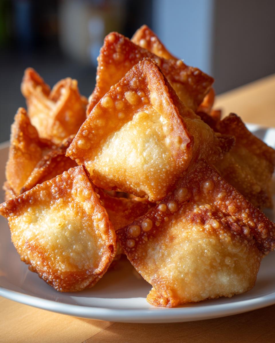 Amazing Cream Cheese Wontons: 4 Easy Steps 5 Cream Cheese Wontons - detail 2