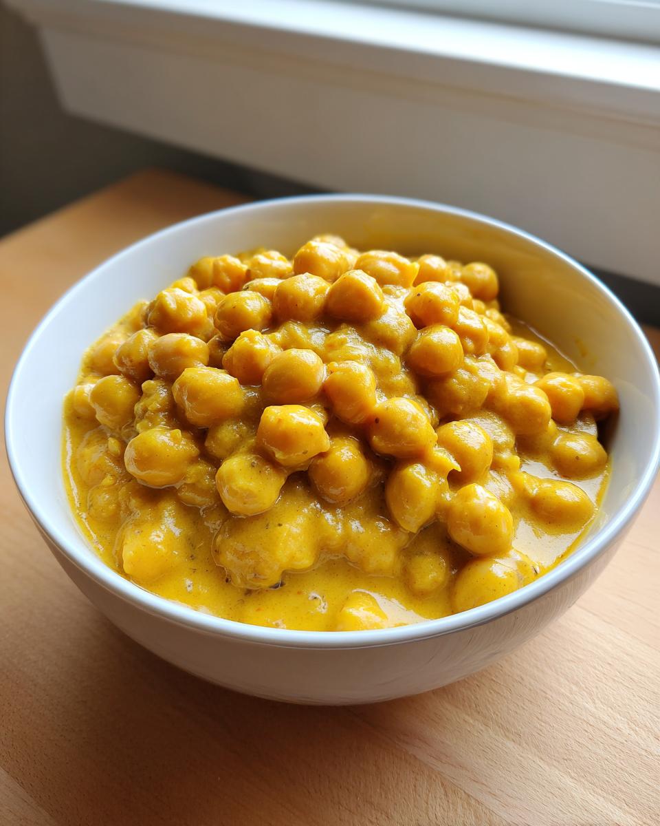 Amazing 5-min Creamy Chickpea Curry 4 Creamy Chickpea Curry (No Oil) - detail 1