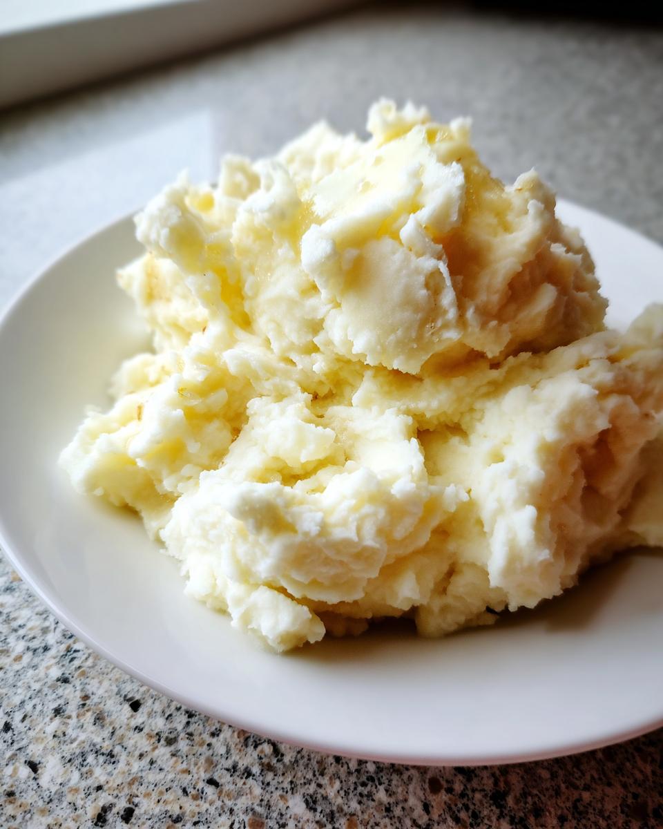 Amazing 150 Calorie Creamy Garlic Mashed Potatoes 4 Creamy Garlic Mashed Potatoes (No Butter) - detail 1