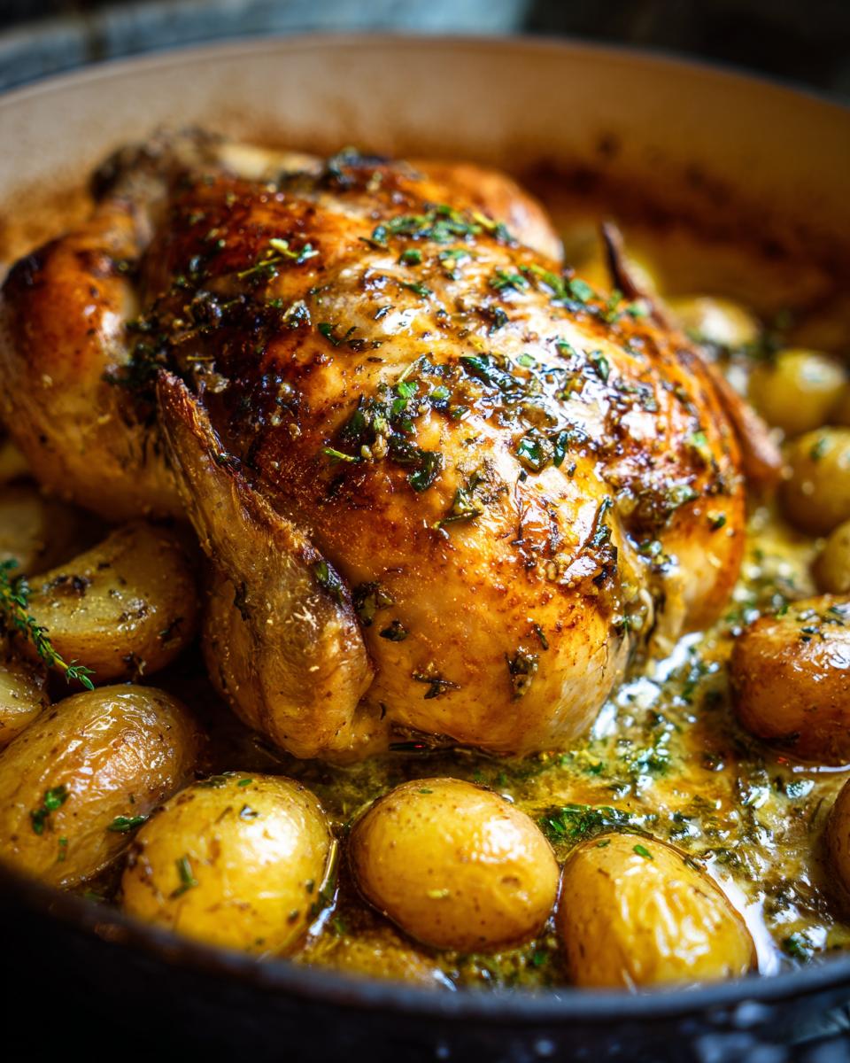 Amazing Creamy Lemon and Herb Pot Roasted Chicken 6 Creamy Lemon and Herb Pot Roasted Chicken - detail 2