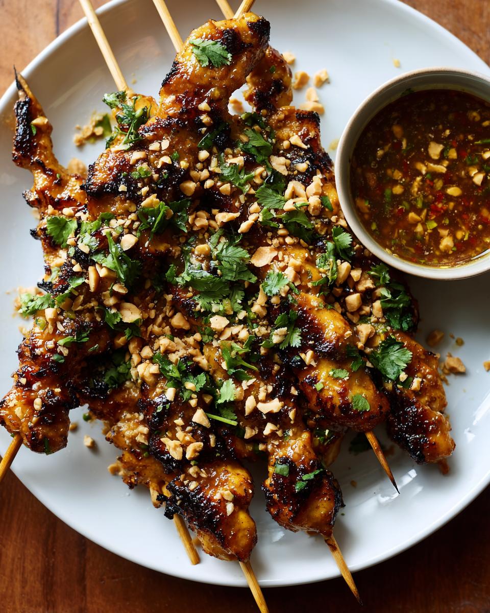 Easy Crockpot Thai Peanut Chicken Skewers 3 Crockpot Thai Peanut Chicken Skewers - detail 1