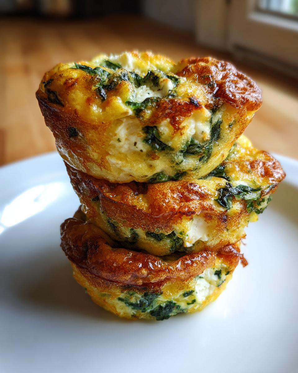 Amazing 6 Egg Muffins with Spinach and Feta 5 Egg Muffins with Spinach and Feta Recipe - detail 2