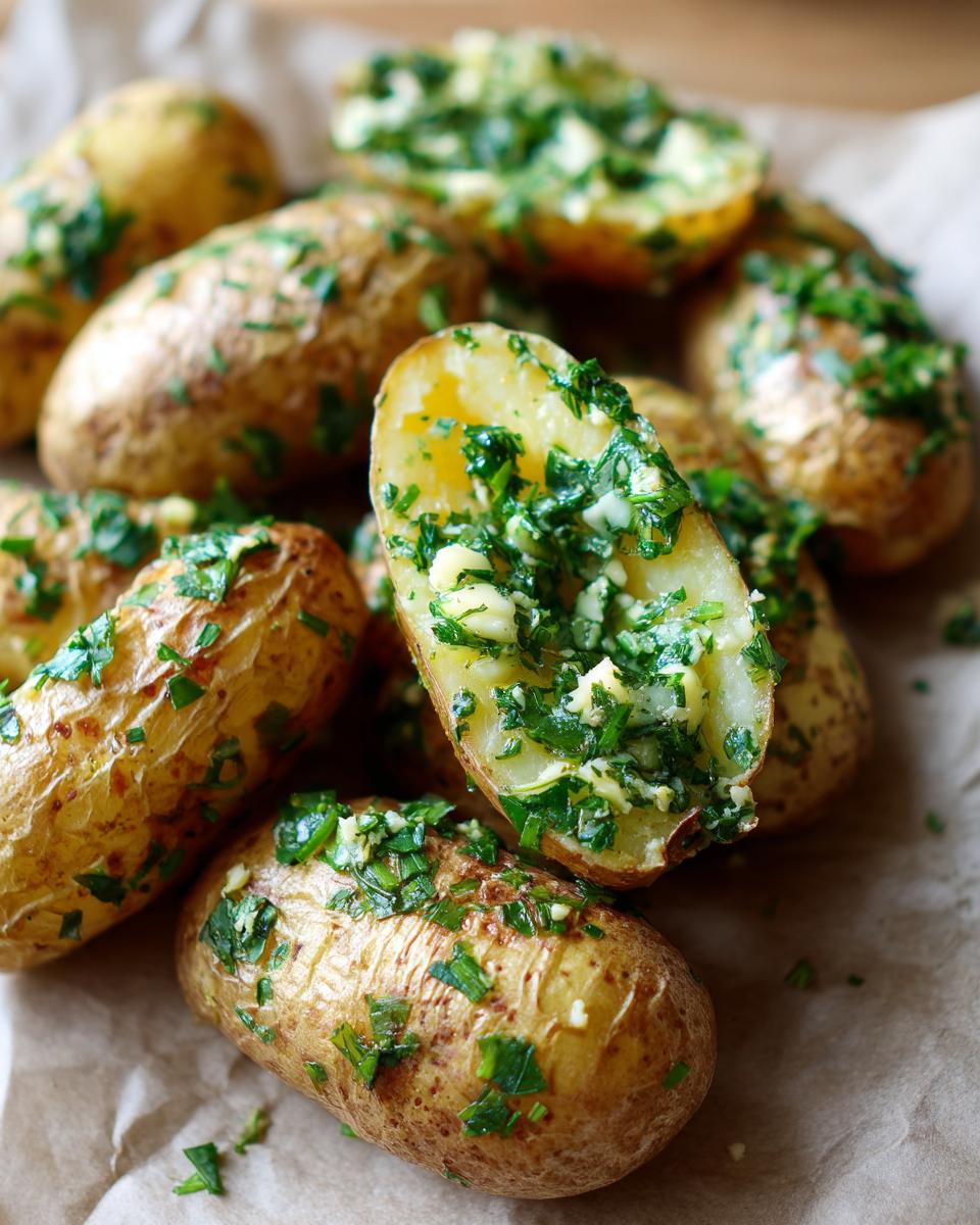 Amazing Fingerling Potatoes with 1 T Tarragon Butter 5 Fingerling Potatoes with Tarragon Chive Butter - detail 1