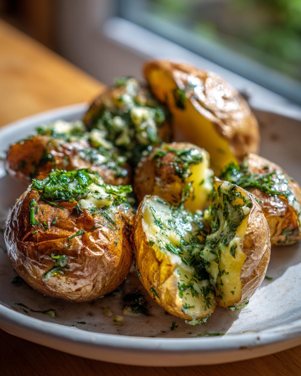 Amazing Fingerling Potatoes with 1 T Tarragon Butter 6 Fingerling Potatoes with Tarragon Chive Butter - detail 2