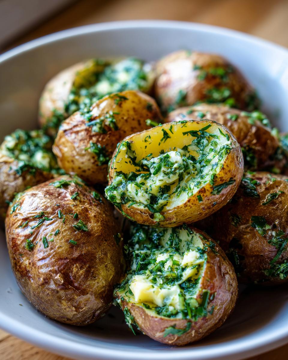 Amazing Fingerling Potatoes with 1 T Tarragon Butter 7 Fingerling Potatoes with Tarragon Chive Butter - detail 3