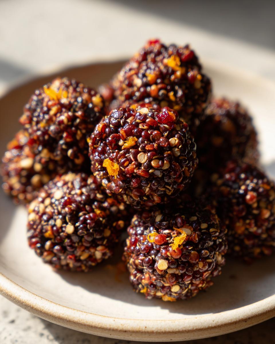 10 Minute Orange Cranberry Quinoa Drops Joy 4 Orange Cranberry Quinoa Drops - detail 1