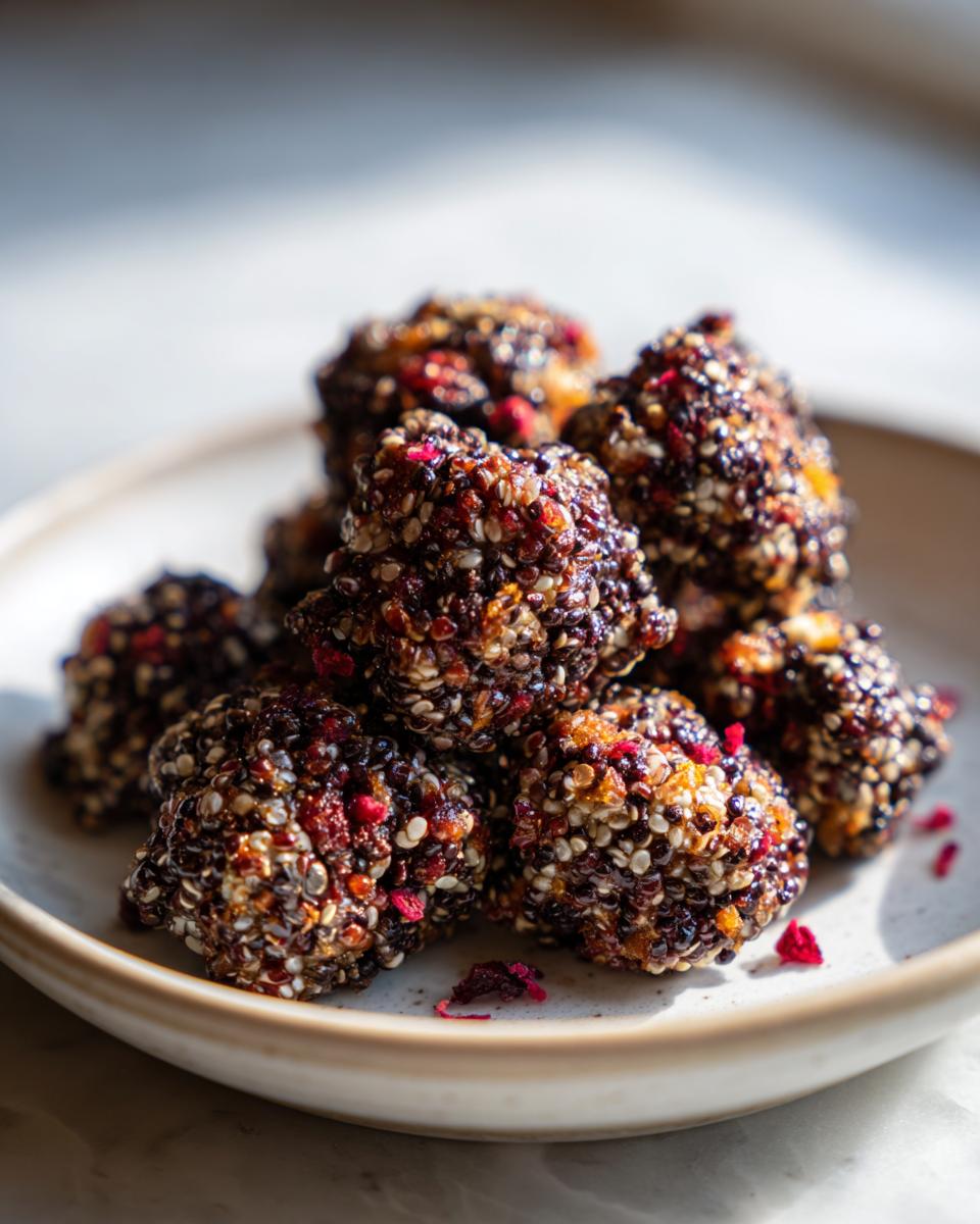 10 Minute Orange Cranberry Quinoa Drops Joy 5 Orange Cranberry Quinoa Drops - detail 2