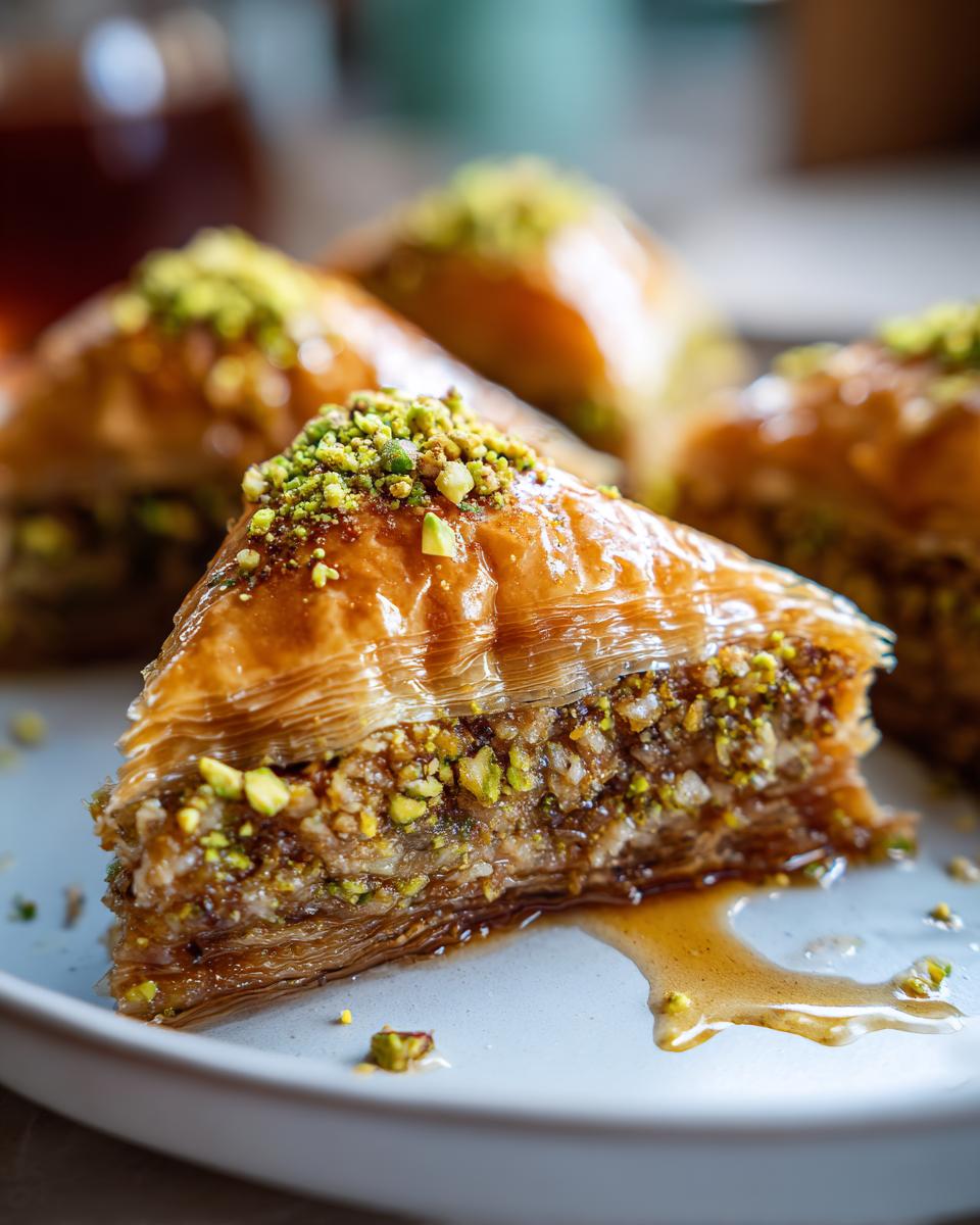 Perfect Pistachio Hazelnut Baklava: 1 Hour Bake 6 Pistachio Hazelnut Baklava - detail 2