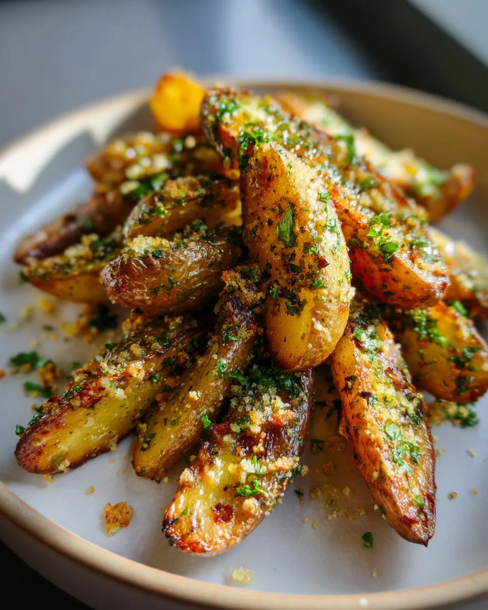 Amazing 5-Star Roasted Garlic-Parmesan Fingerling Potatoes 5 Roasted Garlic-Parmesan Fingerling Potatoes - detail 1