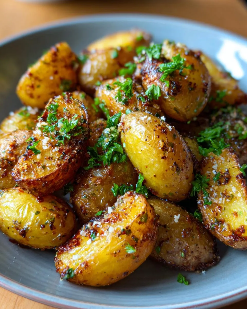 Amazing 5-Star Roasted Garlic-Parmesan Fingerling Potatoes 6 Roasted Garlic-Parmesan Fingerling Potatoes - detail 2