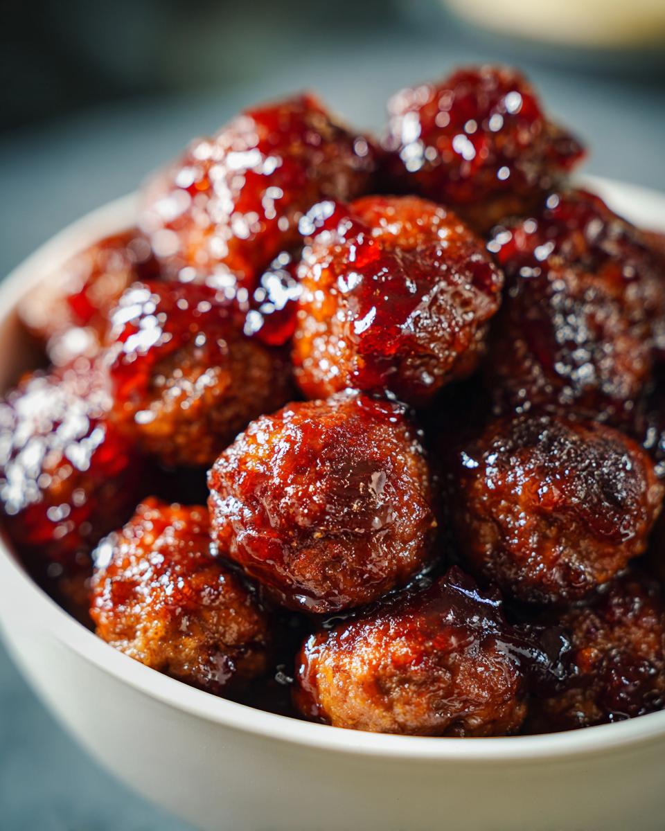 Amazing Slow Cooker BBQ Meatballs 5 Slow Cooker BBQ Meatballs - detail 2