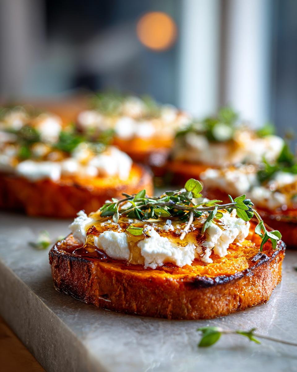 Amazing Sweet Potato Rounds with Goat Cheese 4 Sweet Potato Rounds with Goat Cheese - detail 1