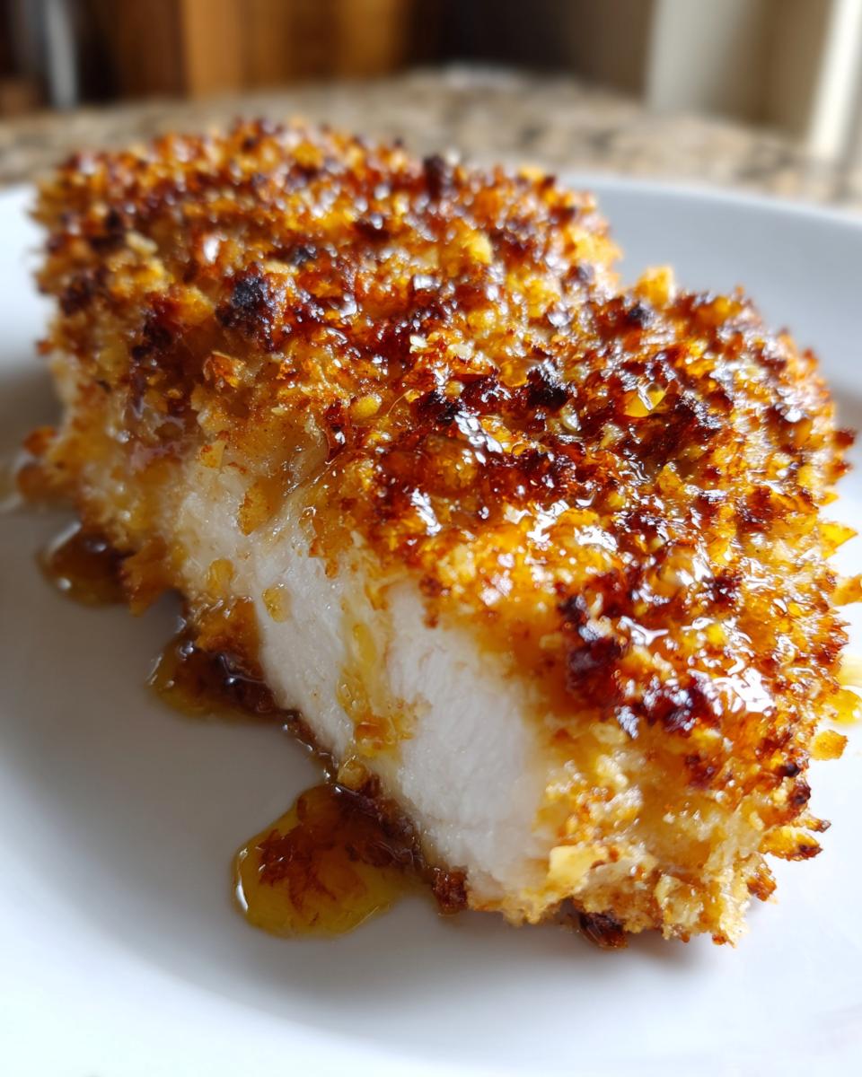 Amazing 4-Step Almond-Crusted Chicken Glaze 5 Almond-Crusted Chicken with Honey Dijon Glaze - detail 2