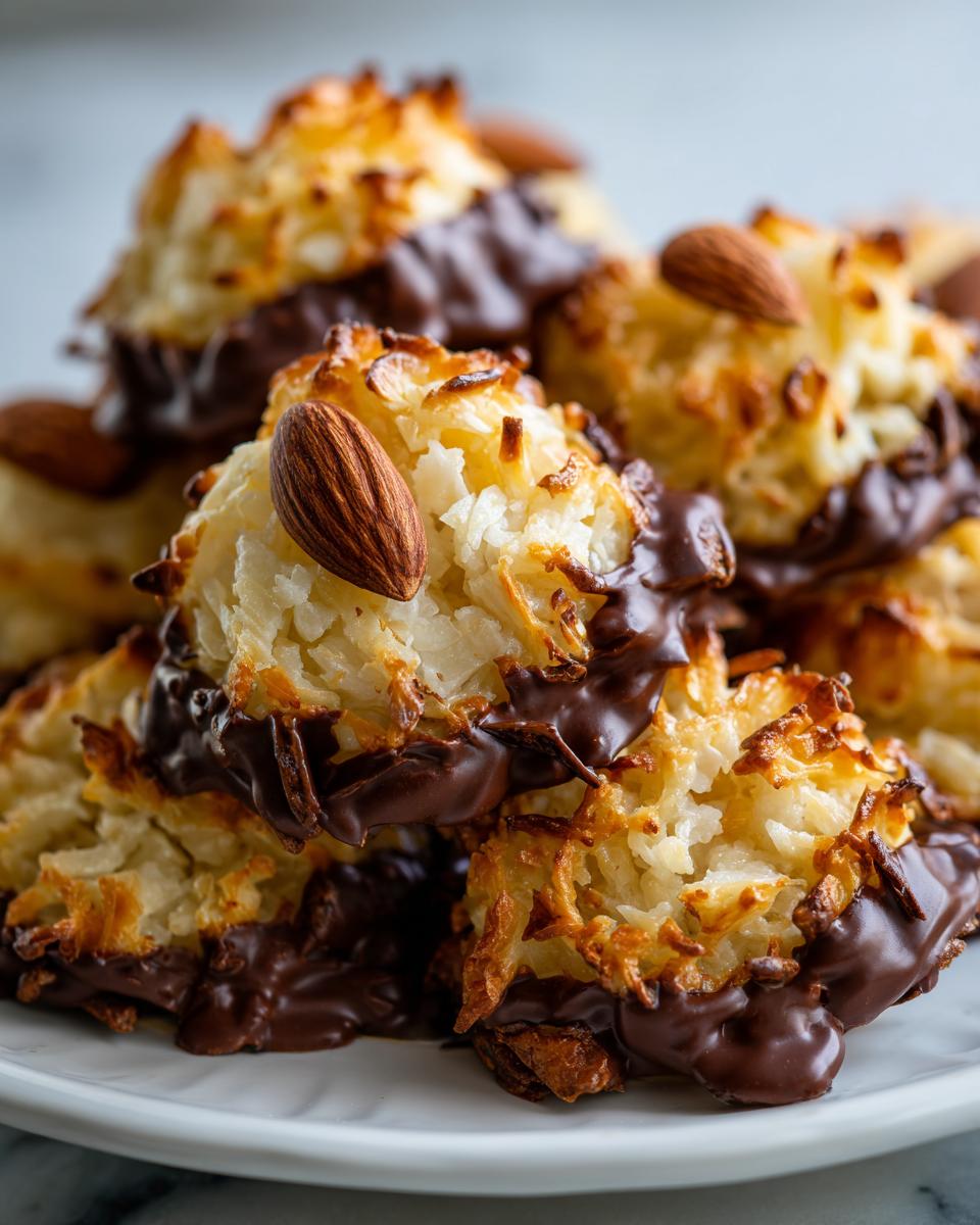 Amazing 15 Minute Almond Joy Macaroon Cookies 5 Almond Joy Macaroon Cookies - detail 1