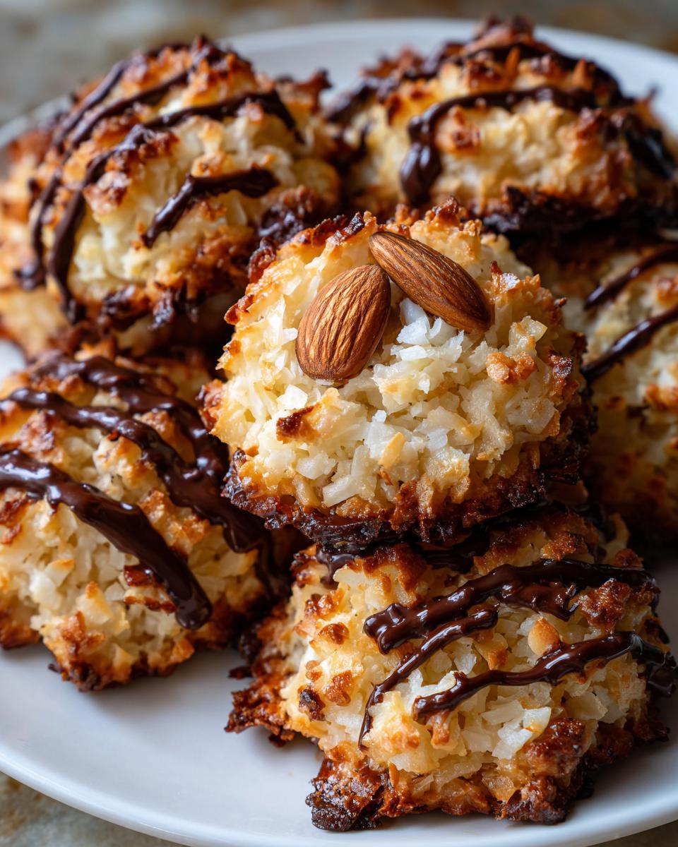 Amazing 15 Minute Almond Joy Macaroon Cookies 6 Almond Joy Macaroon Cookies - detail 2