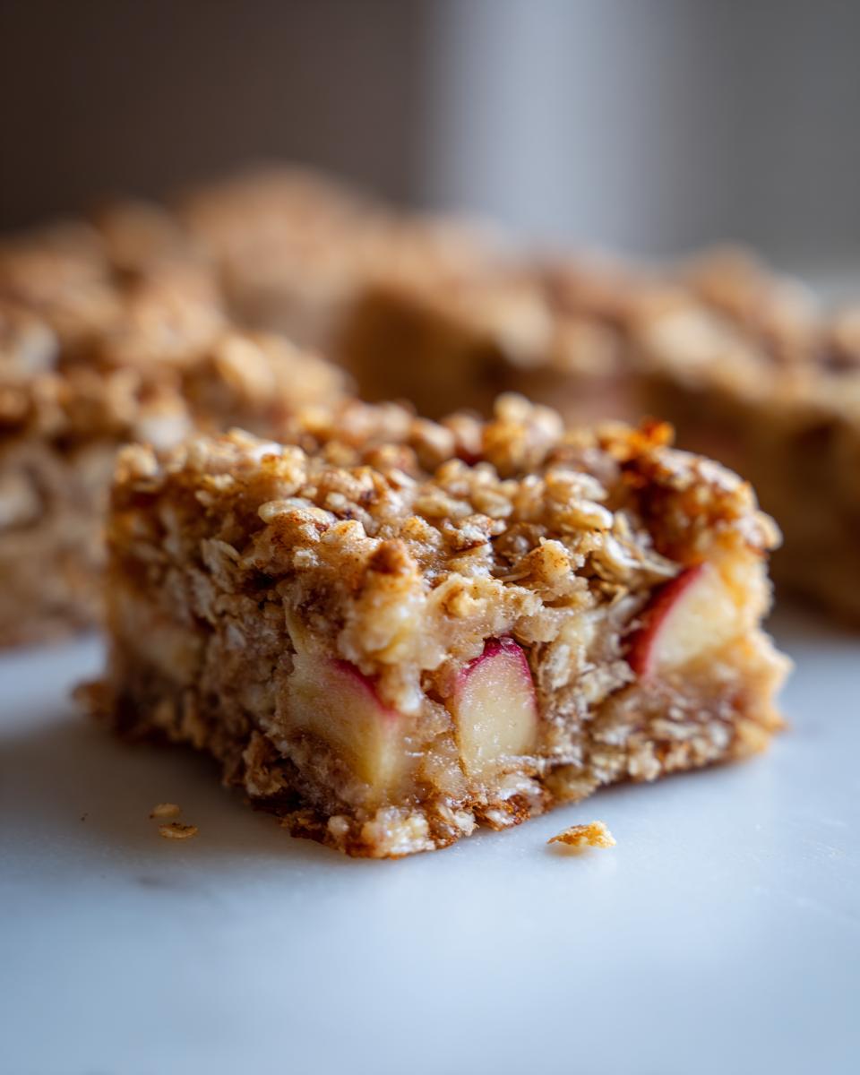 Amazing 30-Minute Apple Cinnamon Oat Bars 4 Apple Cinnamon Oat Bars - detail 1