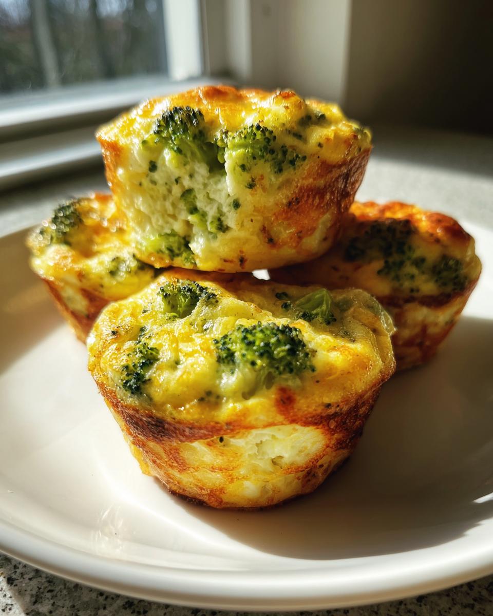 Amazing Broccoli Cheddar Mini Quiches 4 Ingred 6 Broccoli Cheddar Mini Quiches (4 Ingredients) - detail 2