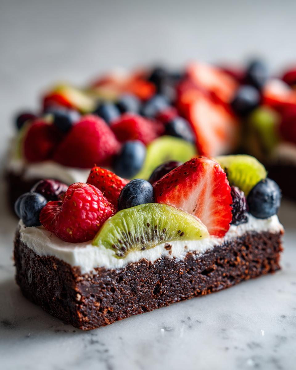 Divine 5-Star Brownie Fruit Pizza Magic 5 Brownie Fruit Pizza - detail 2