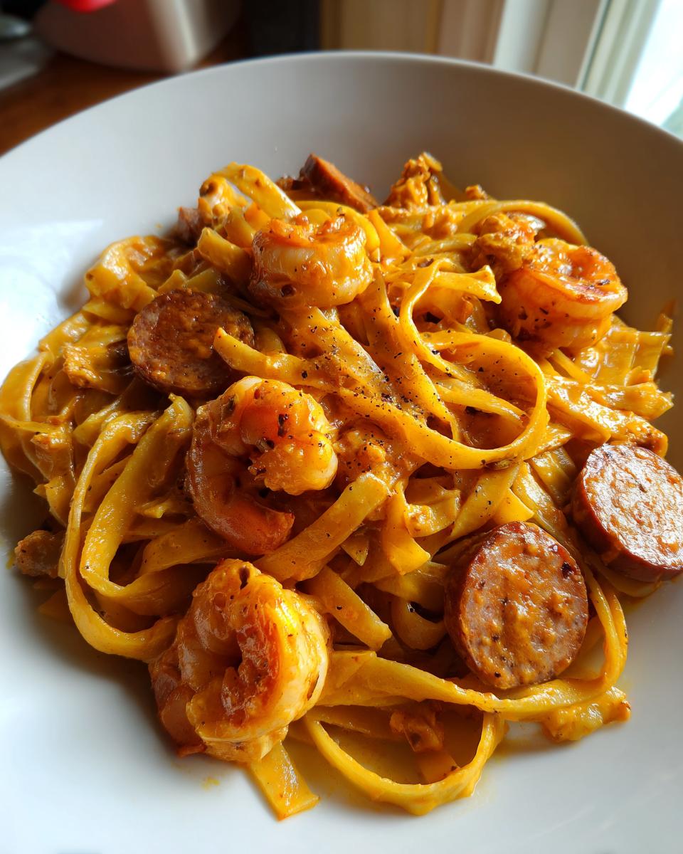 Bold Cajun Shrimp and Sausage Pasta Flavor 4 Cajun Shrimp and Sausage Pasta - detail 1