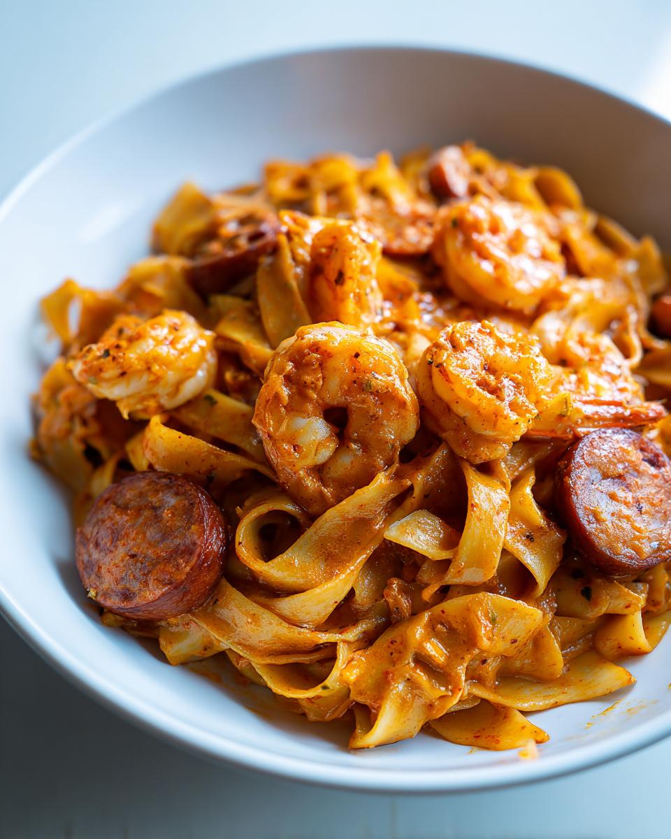 Bold Cajun Shrimp and Sausage Pasta Flavor 5 Cajun Shrimp and Sausage Pasta - detail 2