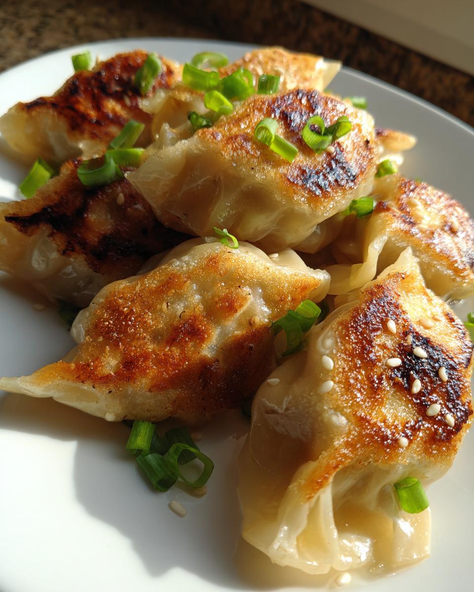 Amazing 5-Step Chicken Potstickers (Pan Fried Dumplings) 6 Chicken Potstickers (Pan Fried Dumplings) - detail 2