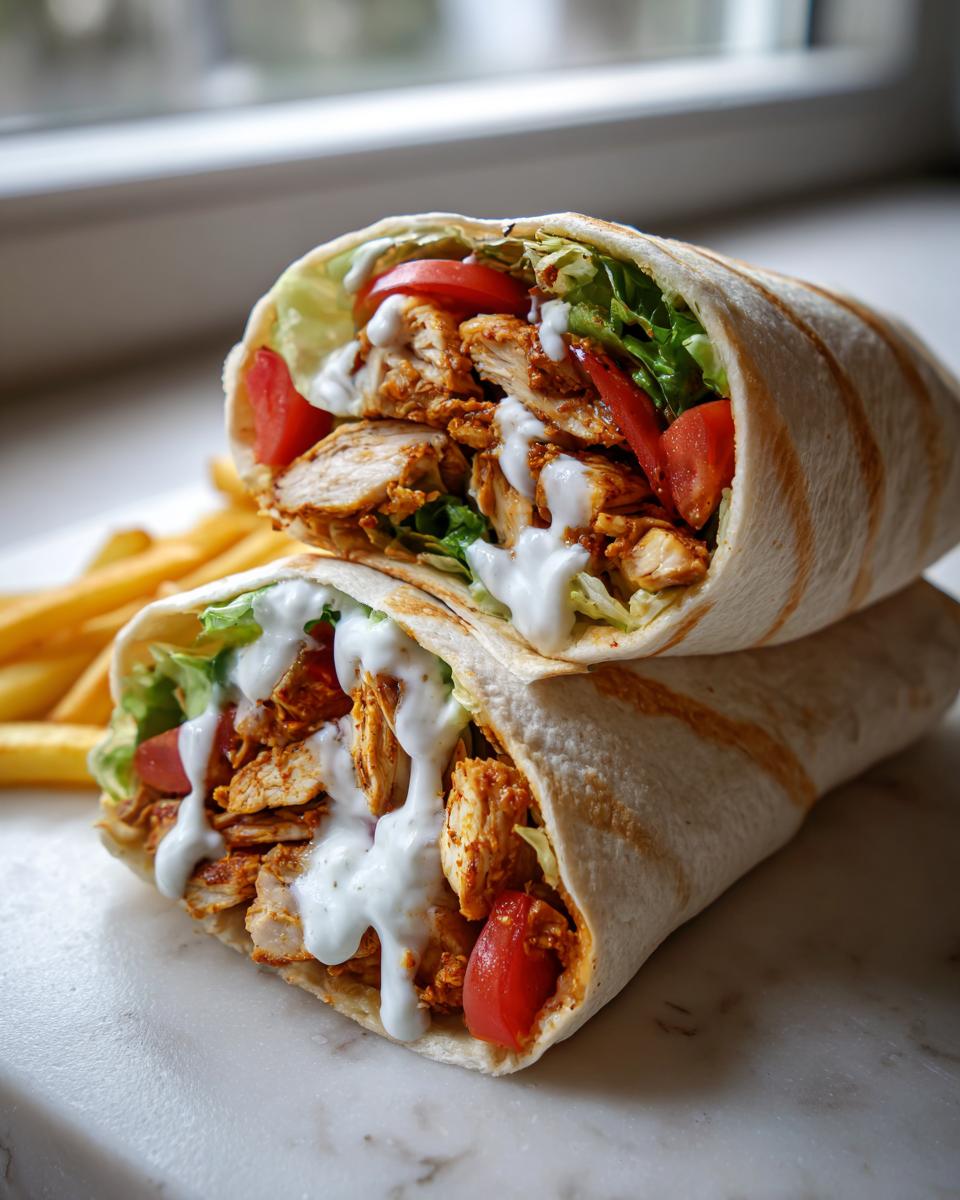 30 Minute Chicken Shawarma Wrap Joy 5 Chicken Shawarma Wrap - detail 2