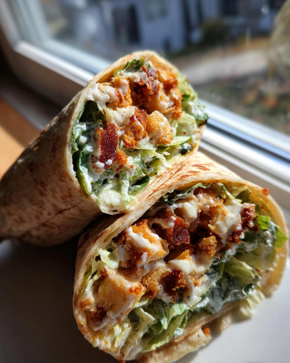 Amazing 10 Minute Chickpea Caesar Salad Wraps 5 Chickpea Caesar Salad Wraps - detail 1