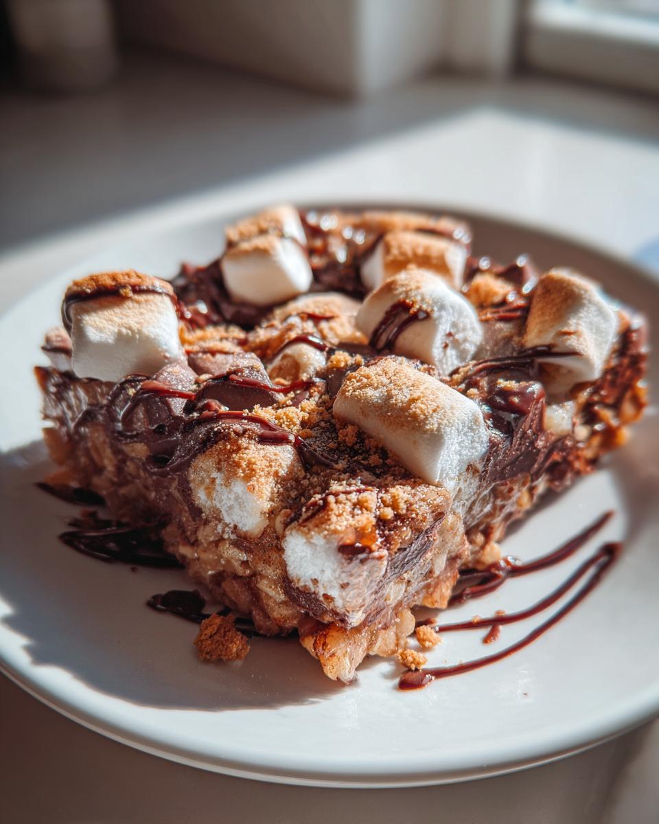 Amazing 9-step Chocolate S'mores Rice Krispy Treats 4 Chocolate S'mores Rice Krispy Treats - detail 1