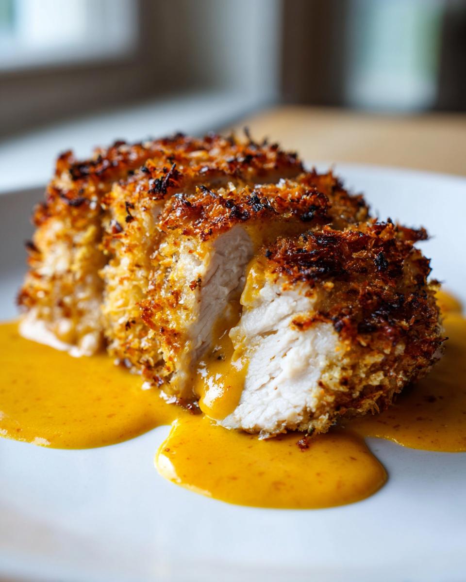 Amazing Coconut-Crusted Chicken; 4 Tasty Bites 4 Coconut-Crusted Chicken with Mango Sauce - detail 1