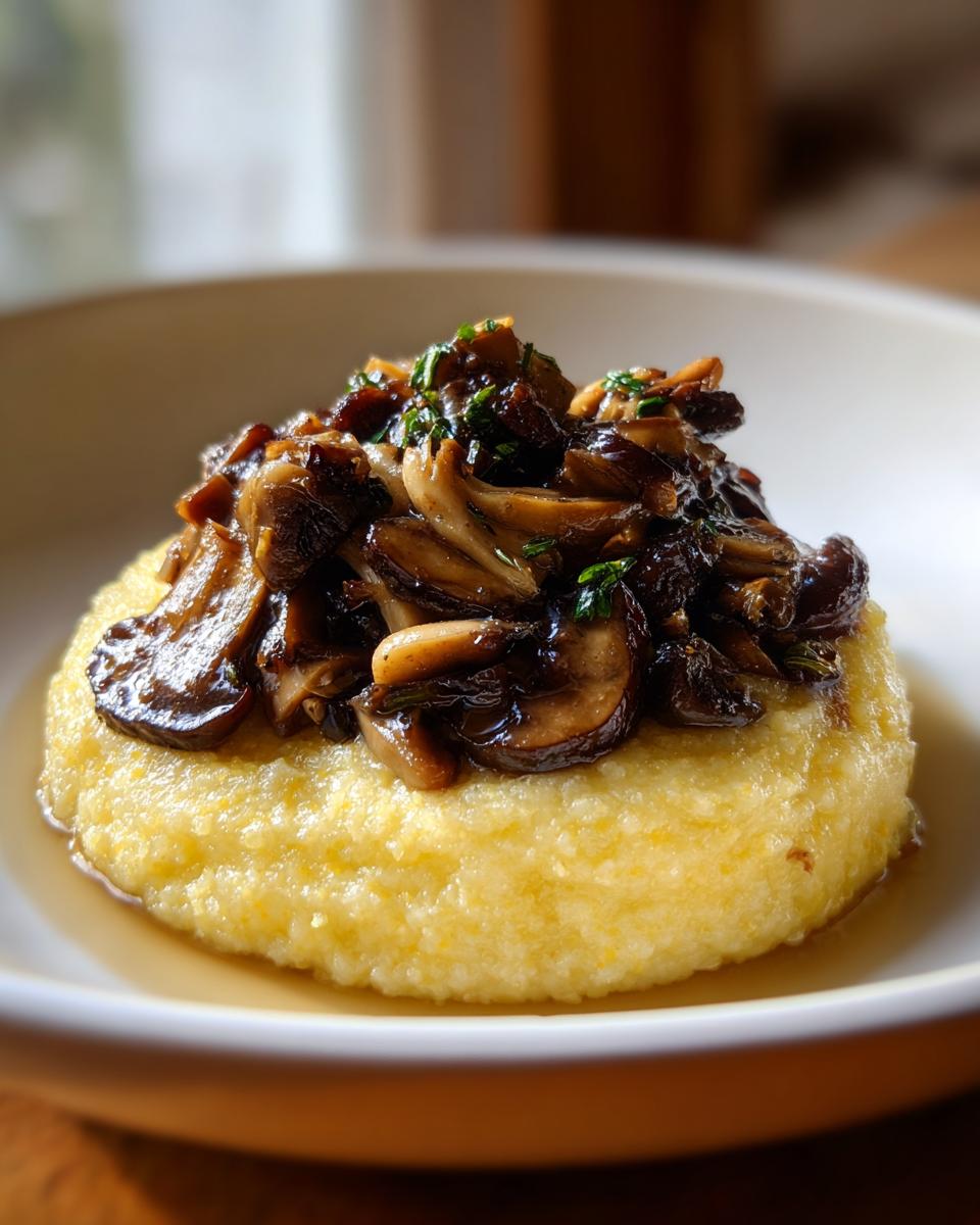 Amazing Creamy Polenta with Mushrooms 20 Min 4 Creamy Polenta with Mushrooms - detail 1
