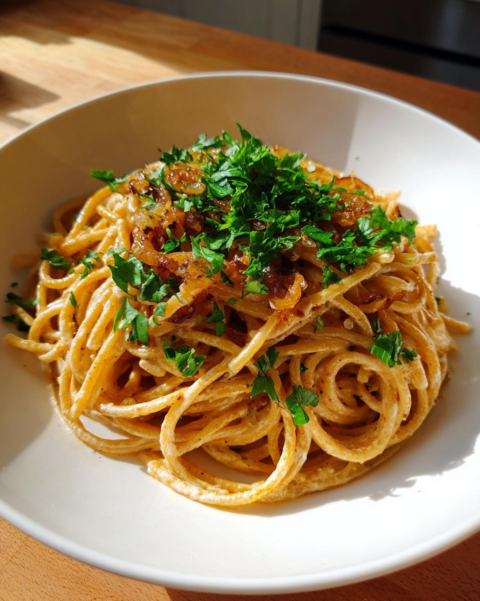 3 Amazing Creamy Vegan Caramelized Onion Pasta Secrets 7 Creamy Vegan Caramelized Onion Pasta - detail 3