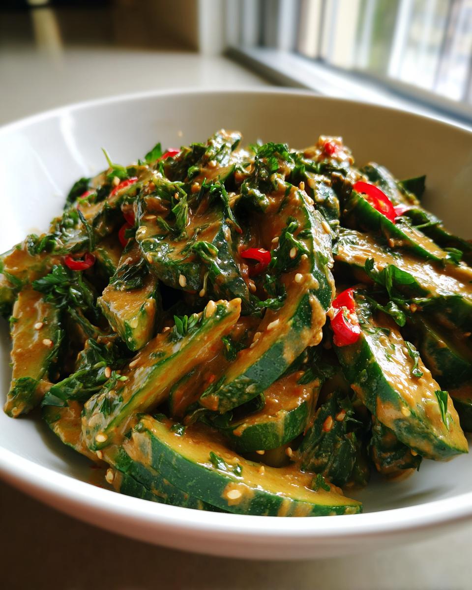 Amazing 15-Min Cucumber Peanut Butter Salad 4 Cucumber Peanut Butter Salad - detail 1