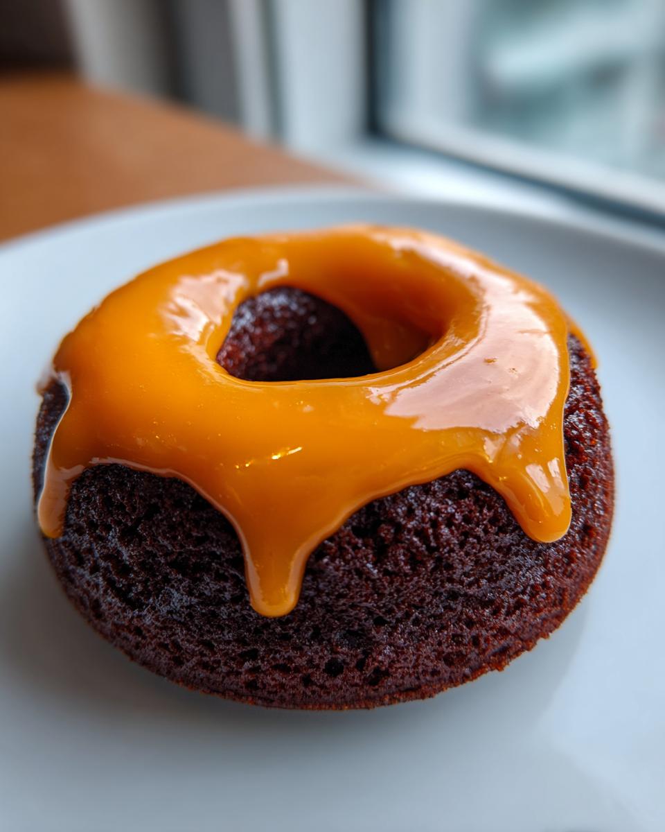 Amazing 1 Dark Chocolate Donuts Recipe 5 Dark Chocolate Donuts with Blood Orange Glaze - detail 1