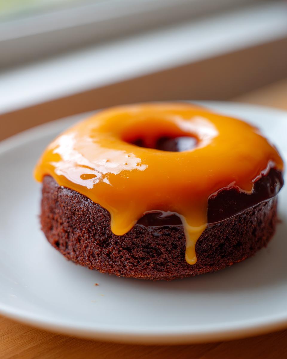 Amazing 1 Dark Chocolate Donuts Recipe 6 Dark Chocolate Donuts with Blood Orange Glaze - detail 2
